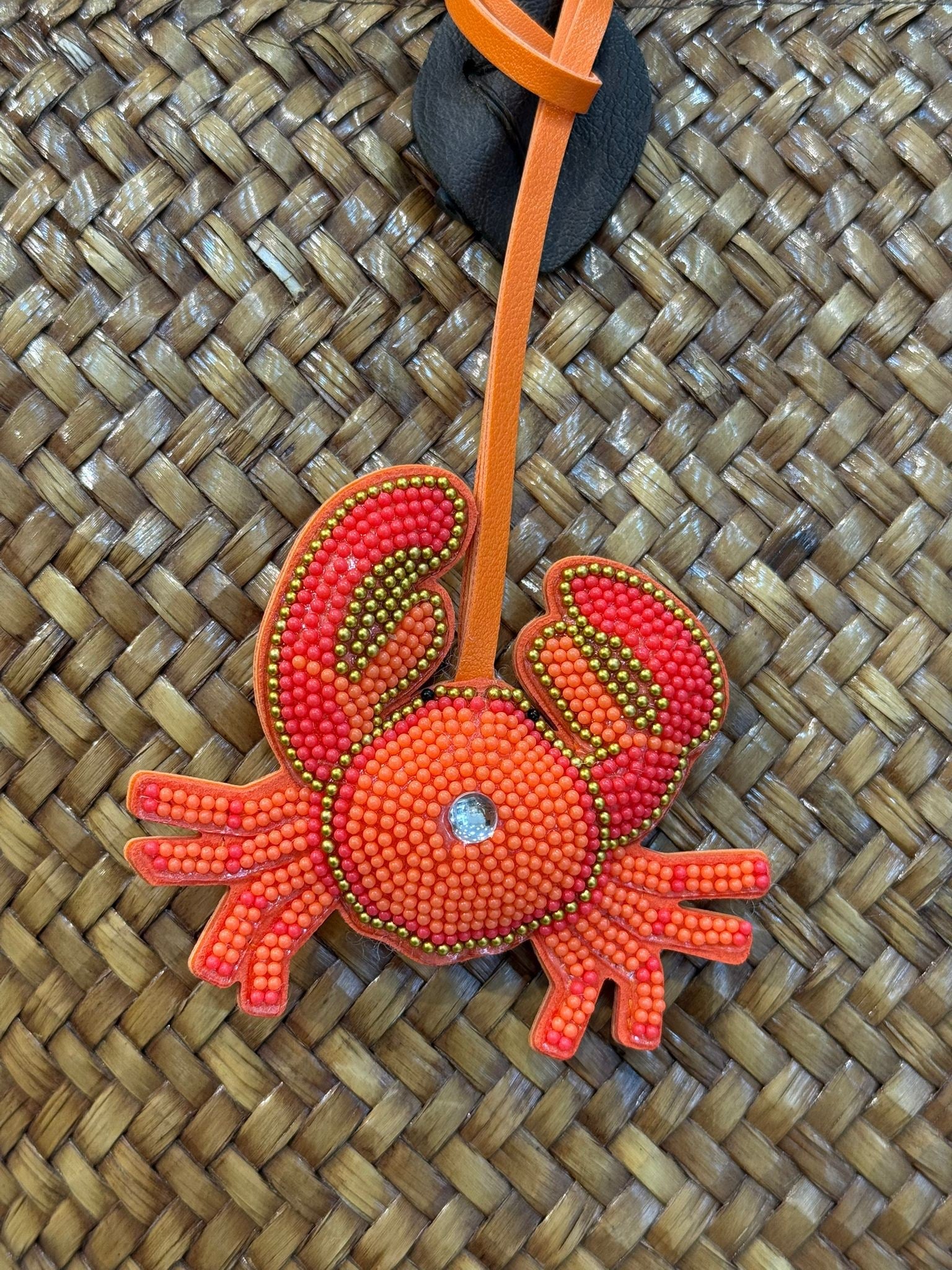 Yengeç Çanta Charmı (Yengeç: 8 cm | Sap: 18 cm)