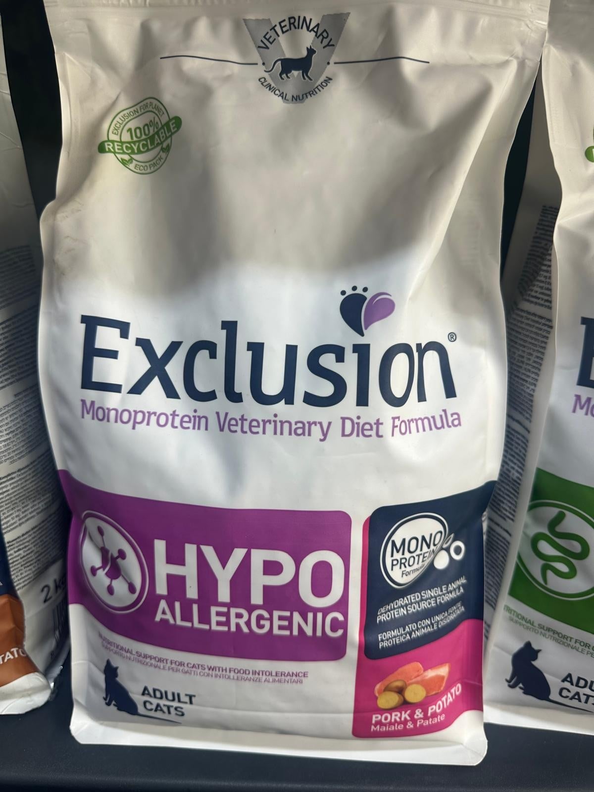 EXCLUSION HYPO ALLERGENIG YETİŞKİN KEDİ KURUMAMA1,5KĞ