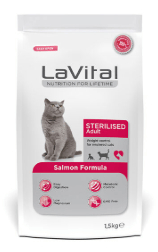 LAVİTAL KISIR SOMON KEDİ 15 KG