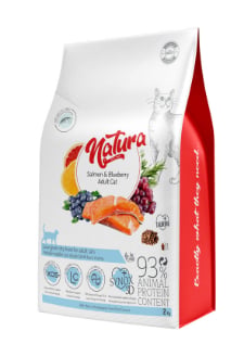 NATURA SOMONLU YETİŞKİN EV KEDİ MAMA 2 KG