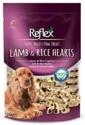 REFLEKX KUZU PİRİNÇ AGNEU 150GR KÖPEK ÖDÜL MAMASI