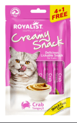 ROYALİST YENGEÇ AROMALI KEDİ ÖDÜL KREMASI 15GR X5