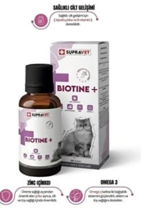 SUPRAVET  KEDİLER İÇİN BIOTİN DENGELEYİCİ
