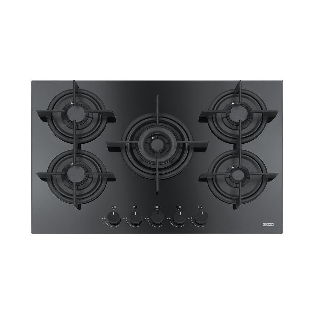 Franke FHCR 755 4G TC HE BK C Ankastre Cam Ocak, 75 cm, Siyah