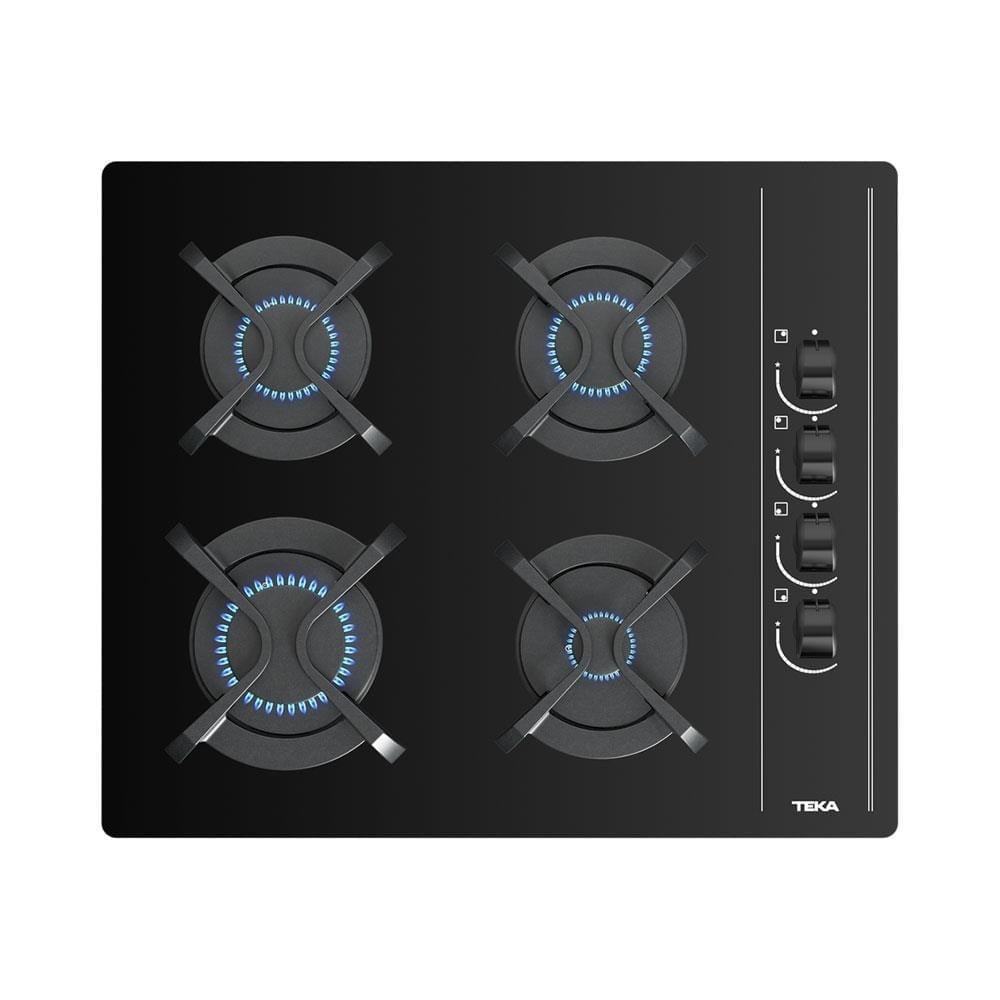 Teka GBC 64002 KBC BK Ankastre Ocak, Siyah Cam, 60 cm