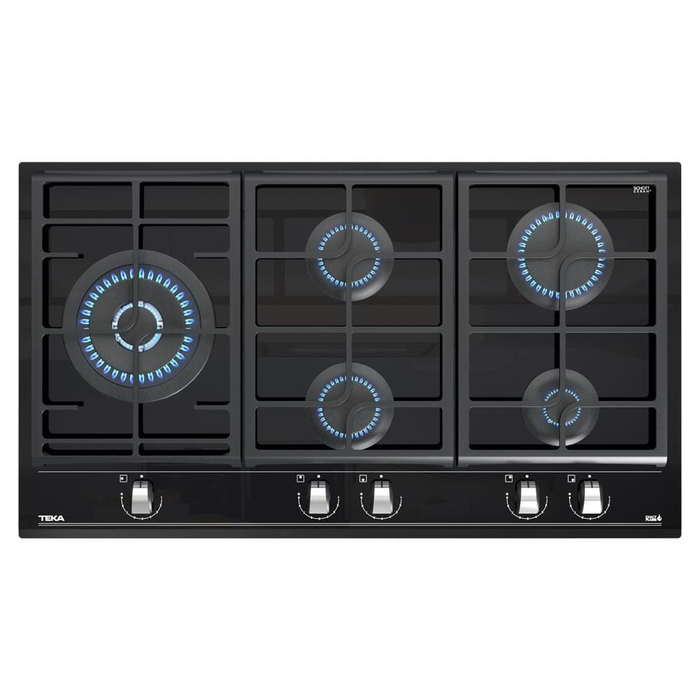 Teka GZC 95320 XBC Ankastre Ocak, Siyah Cam, 90 cm