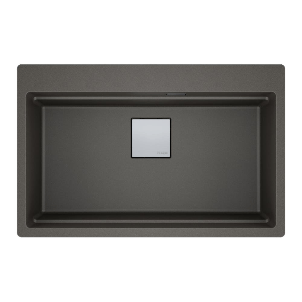 Franke KNG PRO 610-73 Granit Evye, Slate Grey Renk, Tezgah Üstü, Aksesuar Hediyeli, 79x51 cm