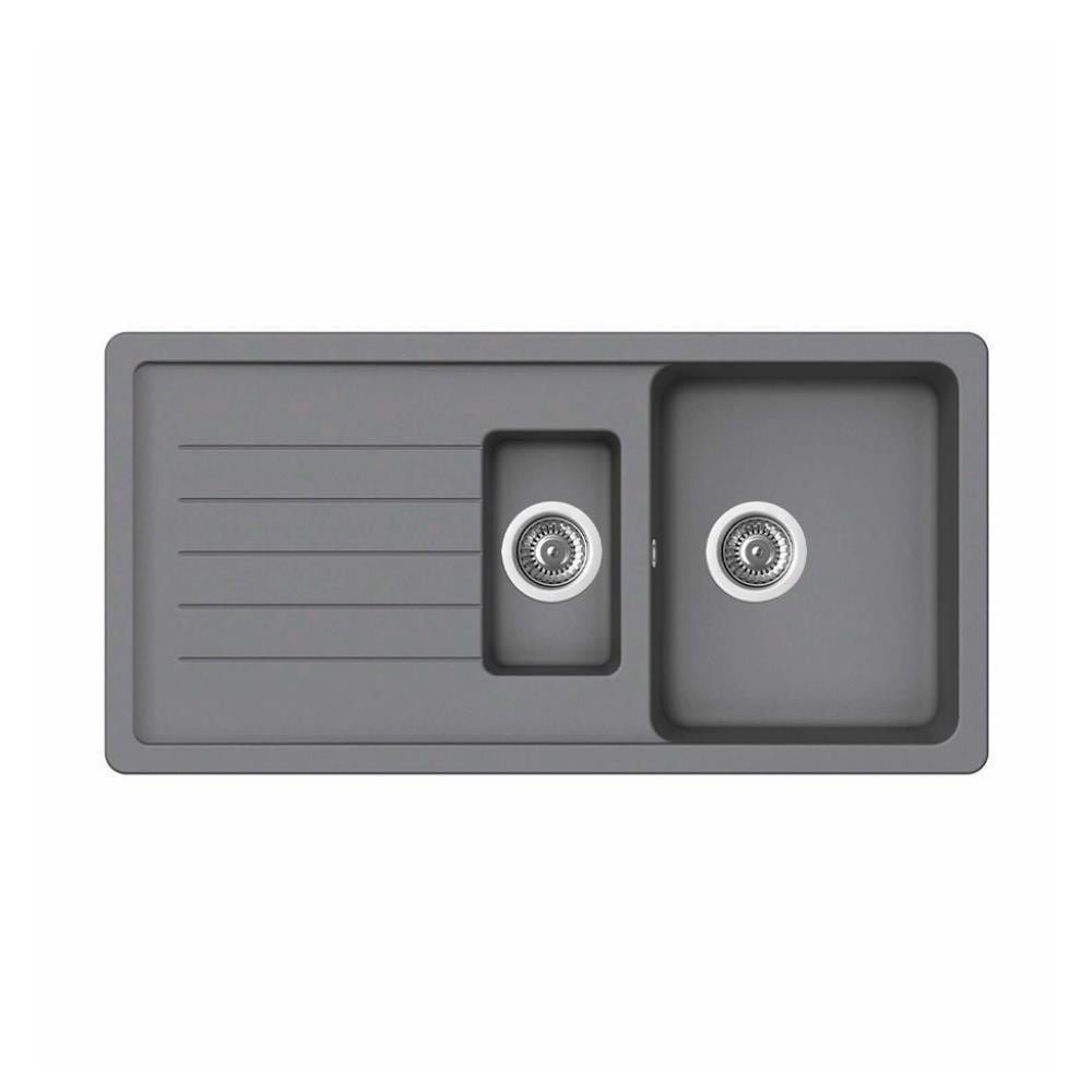 Ukinox Valente D-150 L Granit Evye, 1,5 Hazne, Croma renk