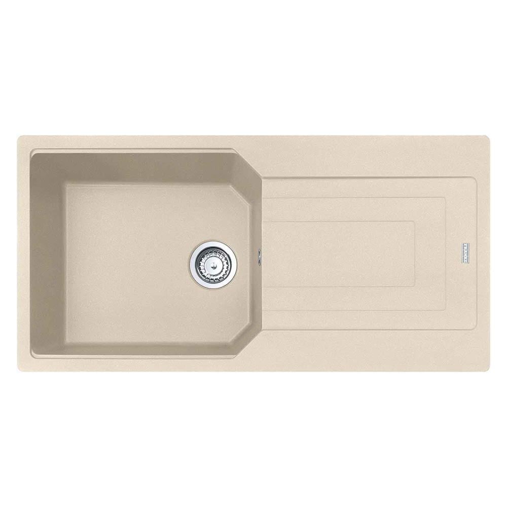 Franke Urban UBG 611-100 Granit Evye, Avena (yulaf rengi), Tek hazne, Damlalıklı, 100x50 cm