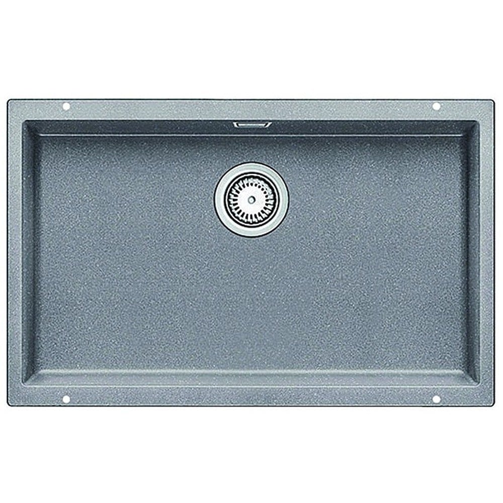 Blanco SUBLINE 700 U Granit Evye, Alu Metallic, Tek hazneli, Tezgah altı, 70x40 cm