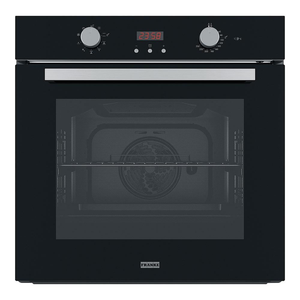 Franke Smart Linear FSL 86 H BK Nero Ankastre Fırın, Siyah, Turbo