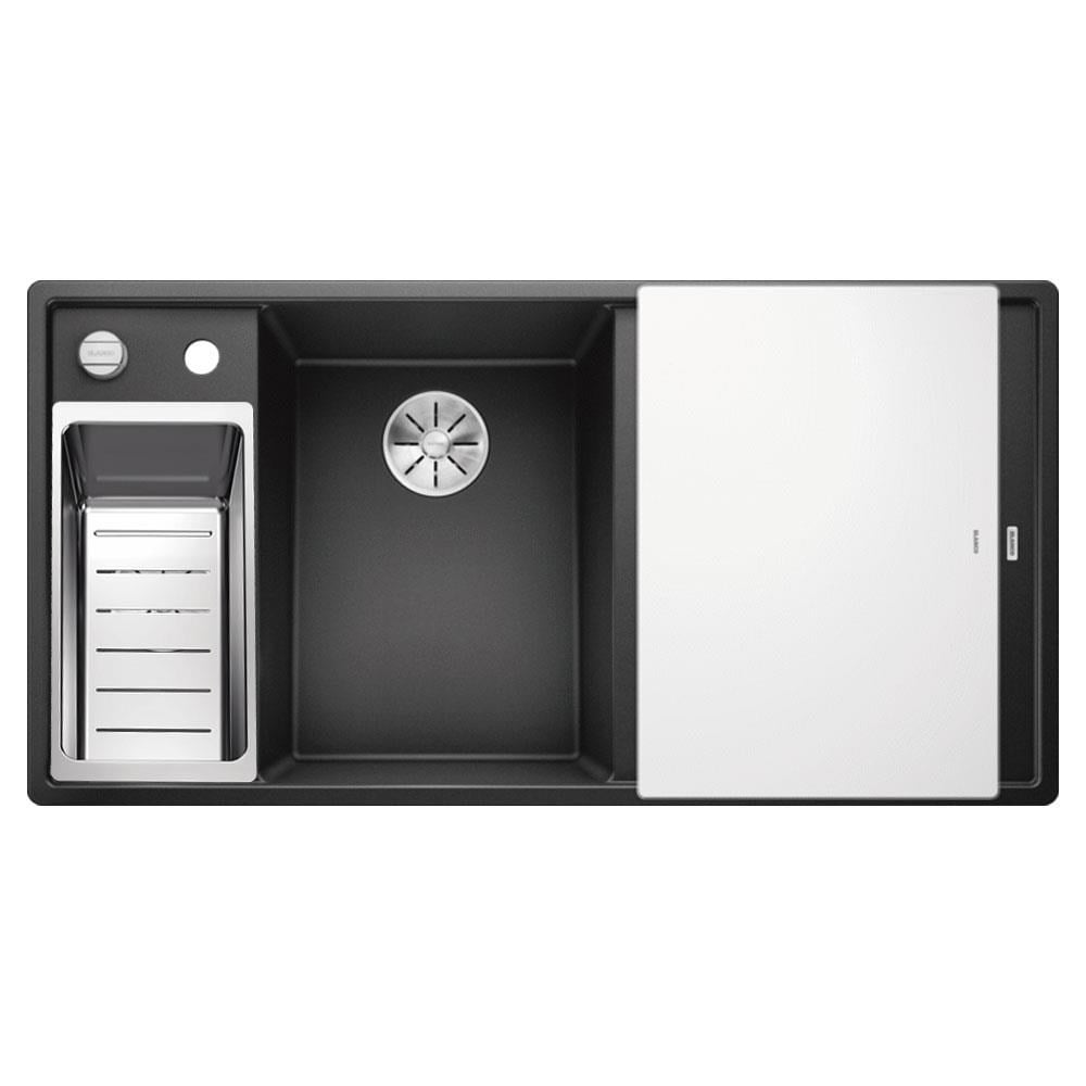 Blanco AXIA III 6 S Granit Evye, Antrasit, Sağ, Cam kesme tahtalı, 100x51 cm