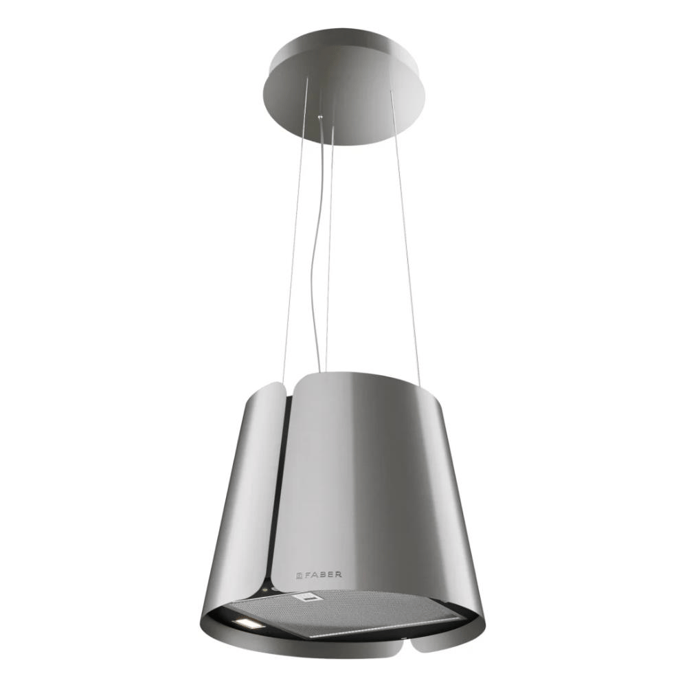 Faber BEAT INOX F45 Ada Davlumbaz, Inox Renk, 45 cm