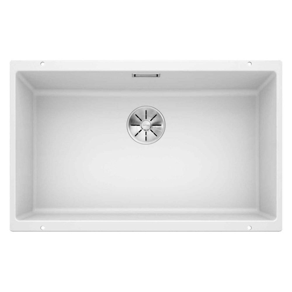 Blanco SUBLINE 700 U Granit Evye, Beyaz, Tek hazneli, Tezgah altı, 70x40 cm