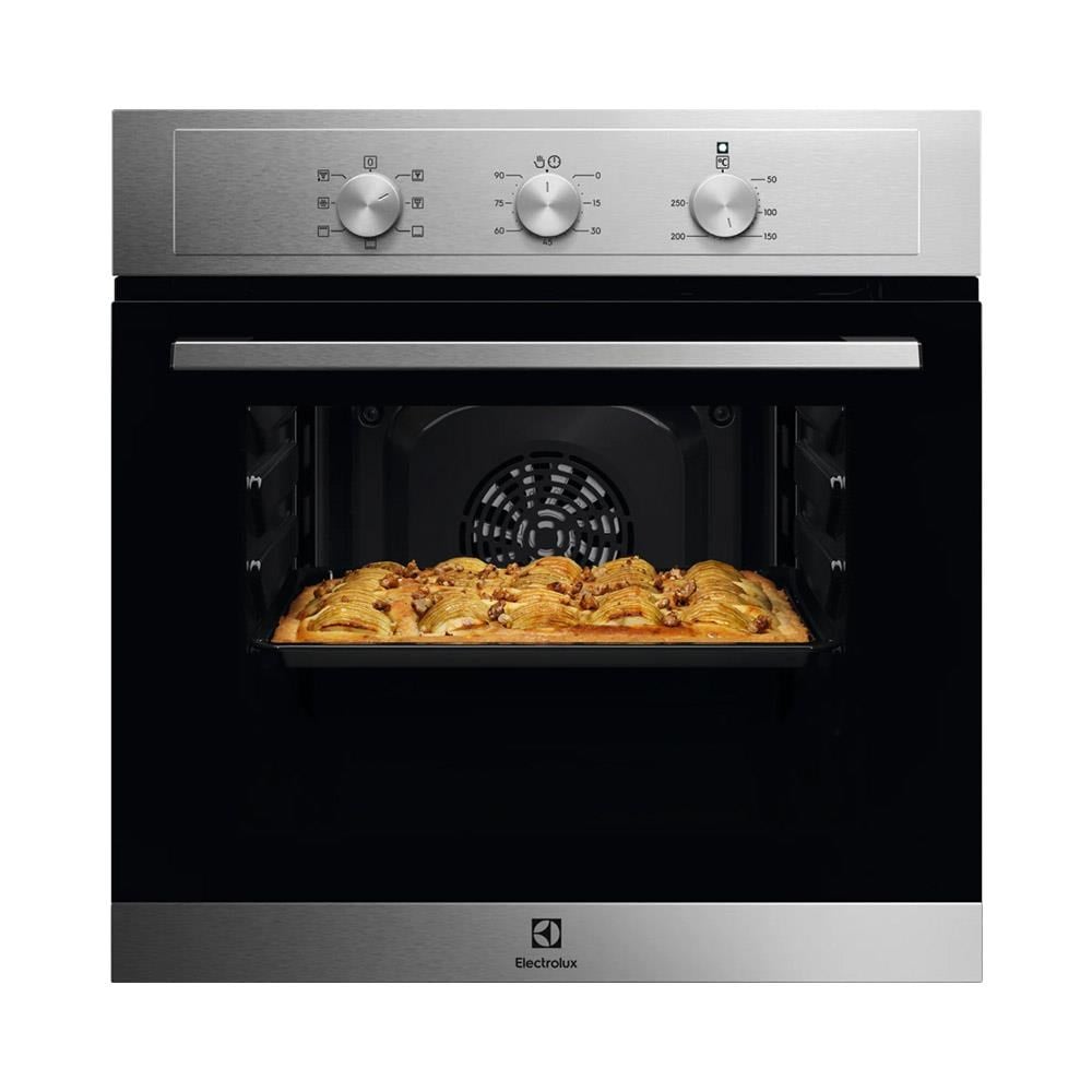 Electrolux EOH2H00BX Ankastre Fırın, Inox, Multi Fonksiyonel, 7 Programlı, 58 Litre