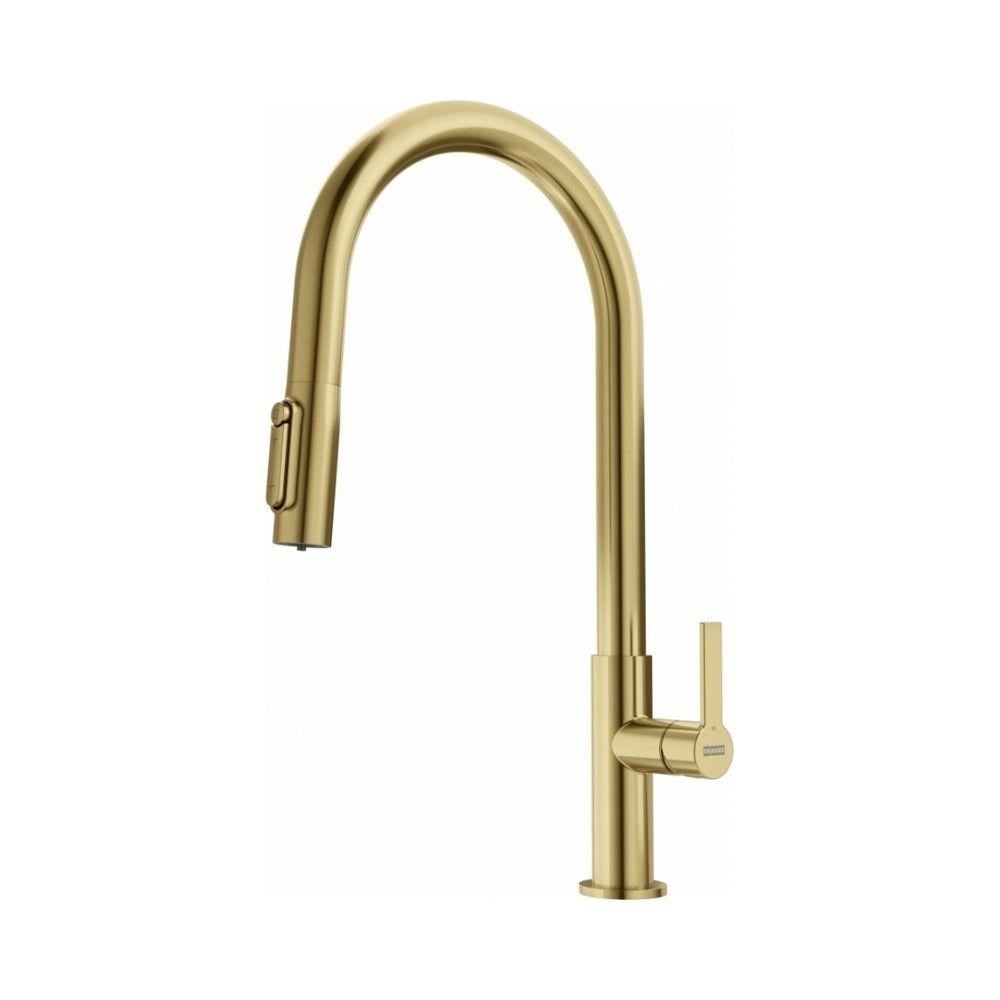 Franke Clear Water, Gold, Spiralli Mutfak Armatürü, Arıtma Cihazına Bağlanabilir