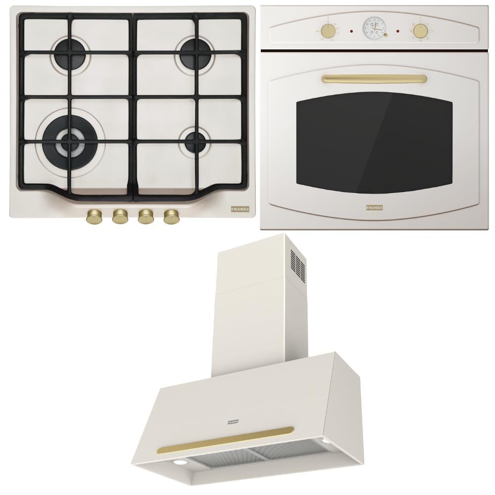 Franke Ankastre Set; FCH 604 3G TC PW C Ocak, FCO 70 PW G Davlumbaz, FCO 86 H Fırın  