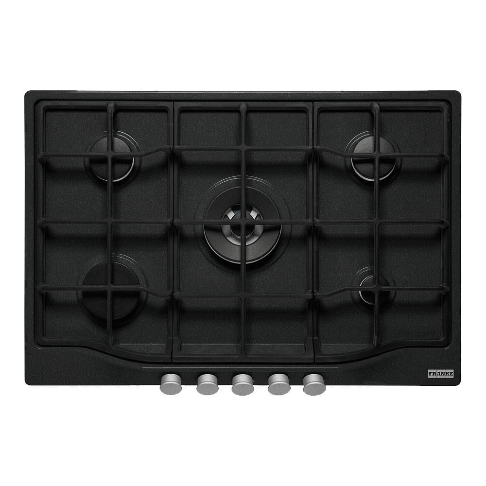 Franke FCH 755 4G TC C Ankastre Ocak, Classicline, Siyah, 75 cm, 5 göz, WOK