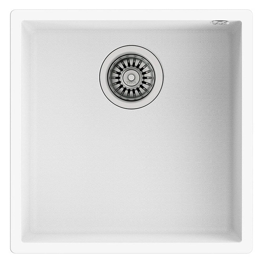 Teka SQUARE 40.40 TG Granit Evye, ARTIC WHITE, Beyaz, Tezgah Altı, 44x44 cm