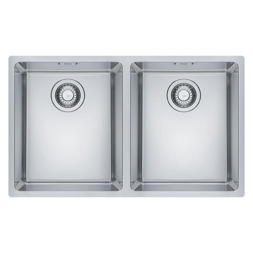 Franke Maris MRX 120-34-34 Inox, 2 hazne, Tezgah altı evye