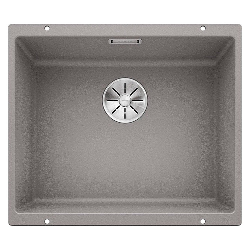 Blanco SUBLINE 500 U Granit Evye, Alu Metallic, Tek hazneli, Tezgah altı, 50x40 cm