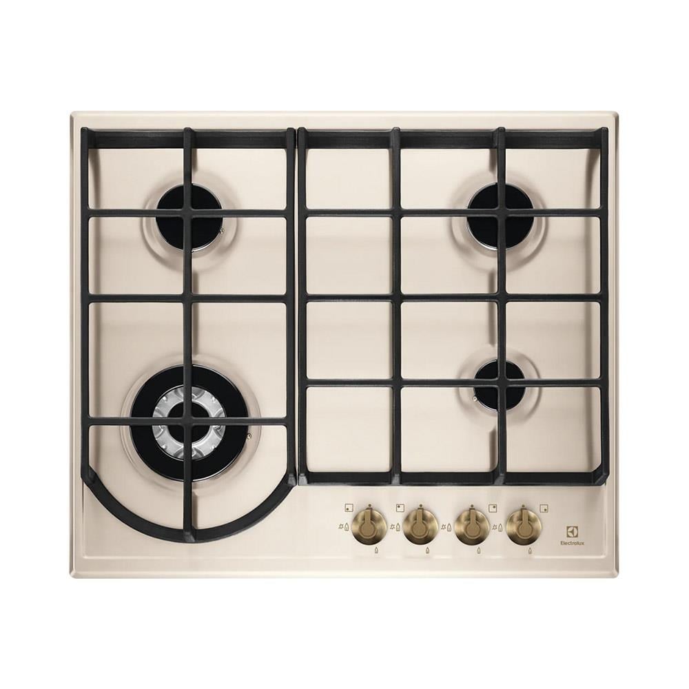 Electrolux EGH6343RON Rustik Gazlı Ocak, 60cm, Krem