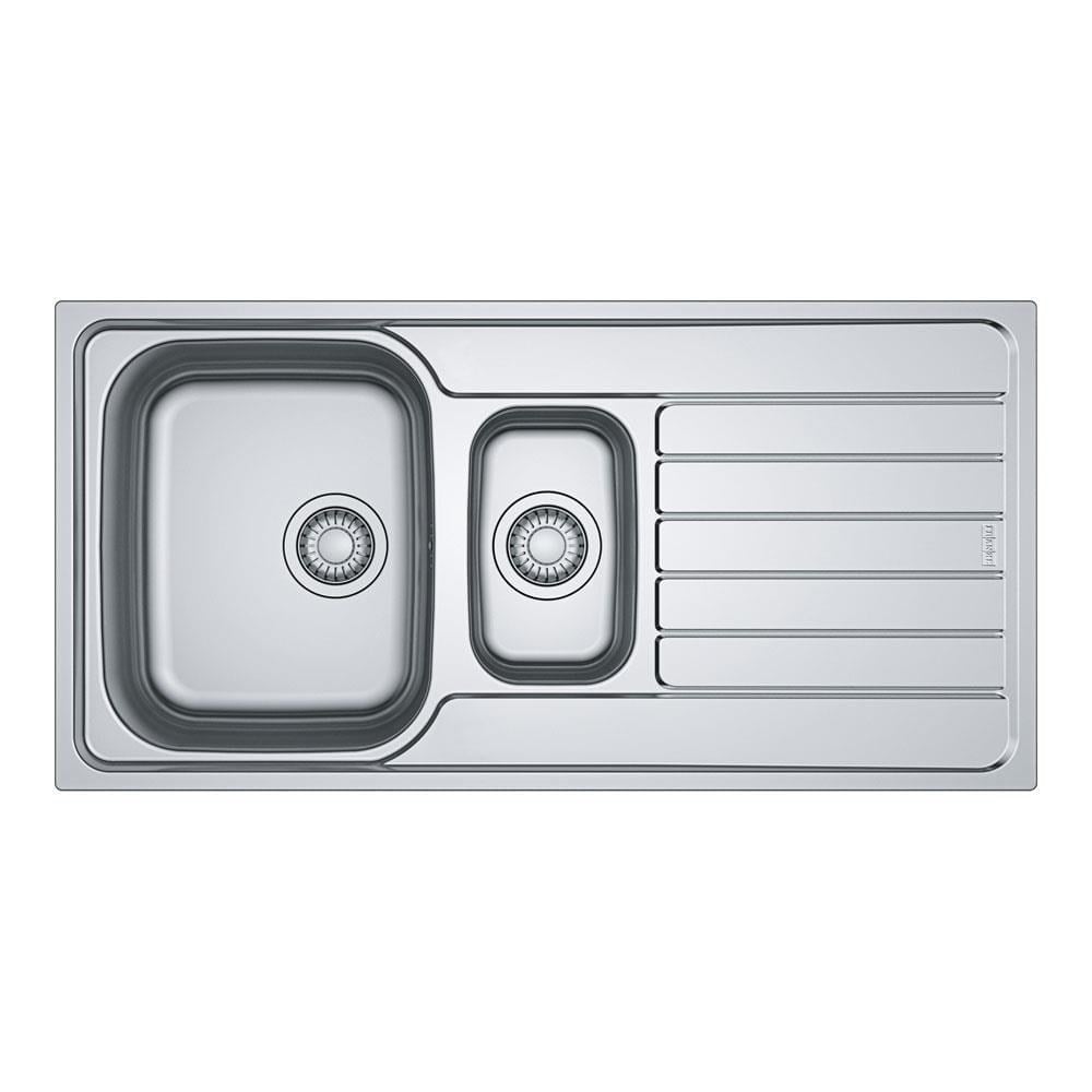 Franke SKX 651 Paslanmaz Çelik Evye, Sağdan damlalıklı, 1,5 Hazne, 100x50cm