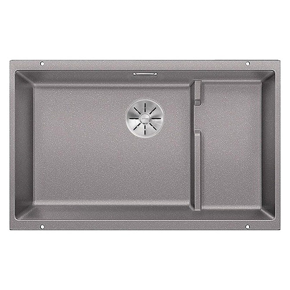 Blanco SUBLINE 700 U LEVEL Granit Evye, Alu Metallic, Bölmeli Tek hazneli, Tezgah altı, 70x40 cm