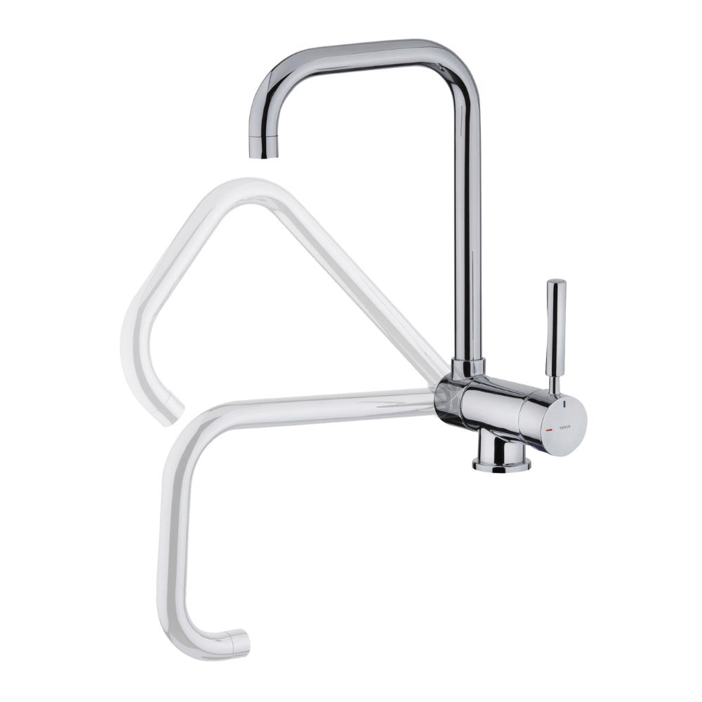 Teka MTP 938 Mutfak Armatürü, Krom Renk, Döner Başlıklı, Pencere Önü 
