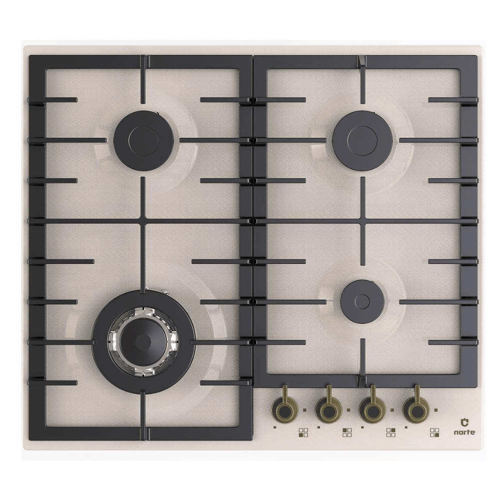 Narte NT-CR50060C Ankastre Ocak, Rustik Model, Bej Renk, 60 cm