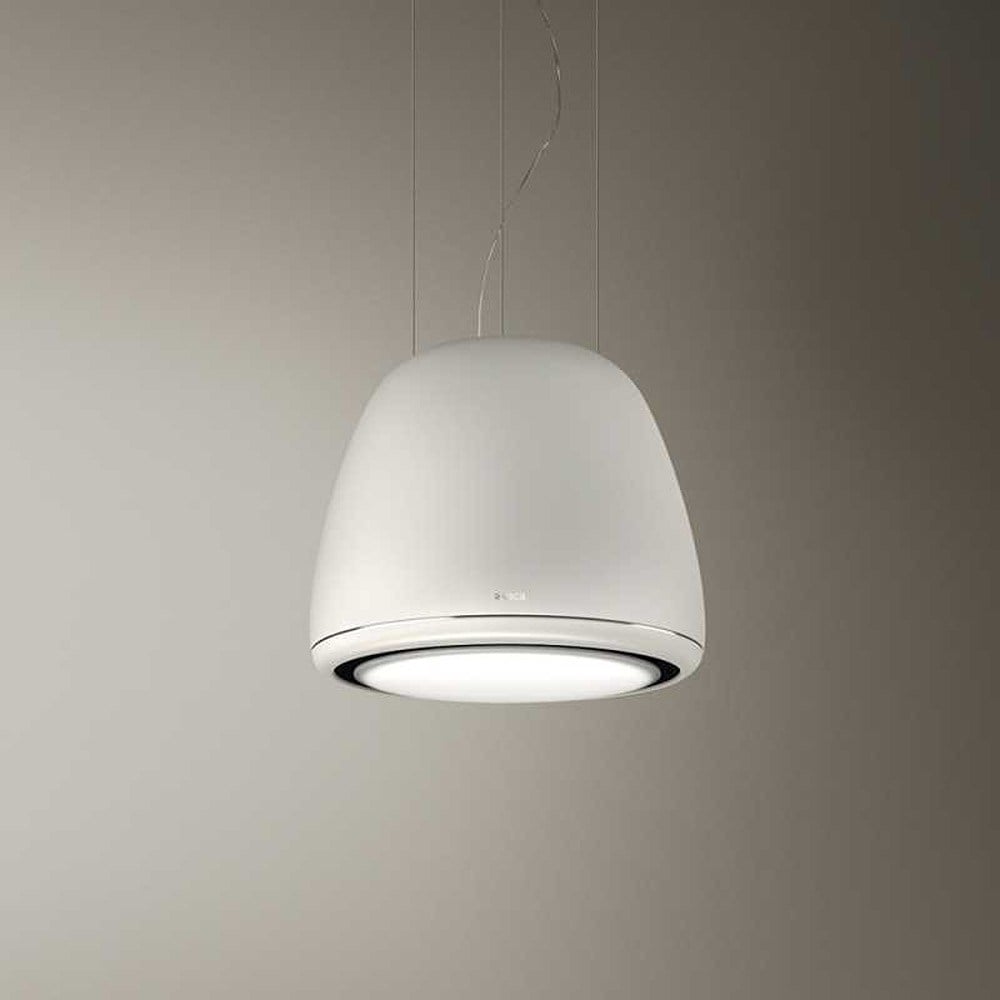 Elica EDITH Classic F 50 Ada Davlumbaz, Beyaz, 50 cm