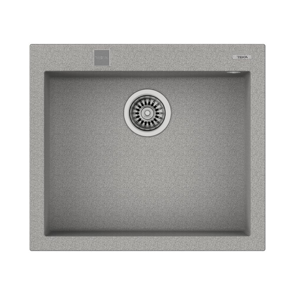 Teka FORSQUARE 50.40 TG STONE GREY Granit Evye, Tezgah üstü, 57x50 cm
