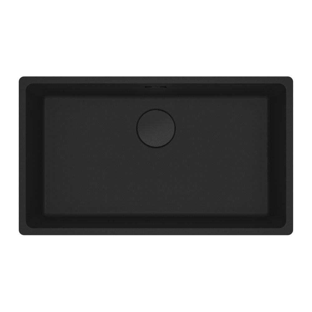 Franke Maris MRG 110-72 Granit Evye, Matt Black, Tezgah Altı, Tek Hazne, 72x40 cm