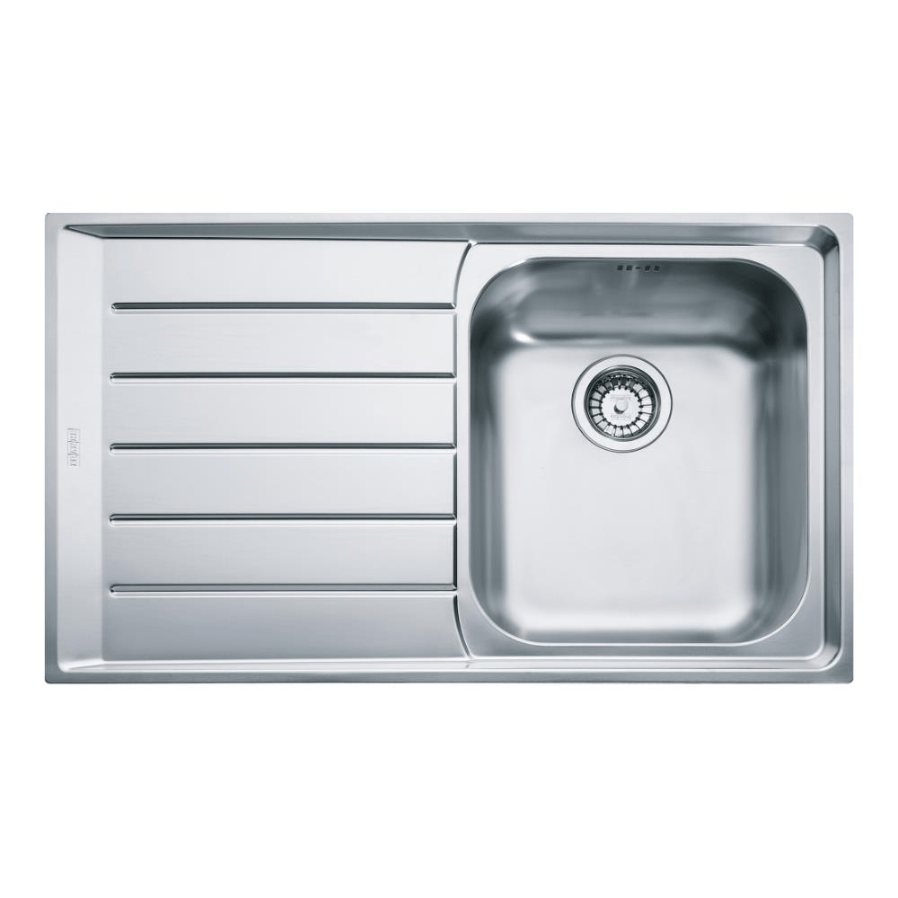 Franke NEX 211 Paslanmaz Çelik Evye, Sol Damlalık, Tezgah Üstü, Inox Renk, 86x51 cm
