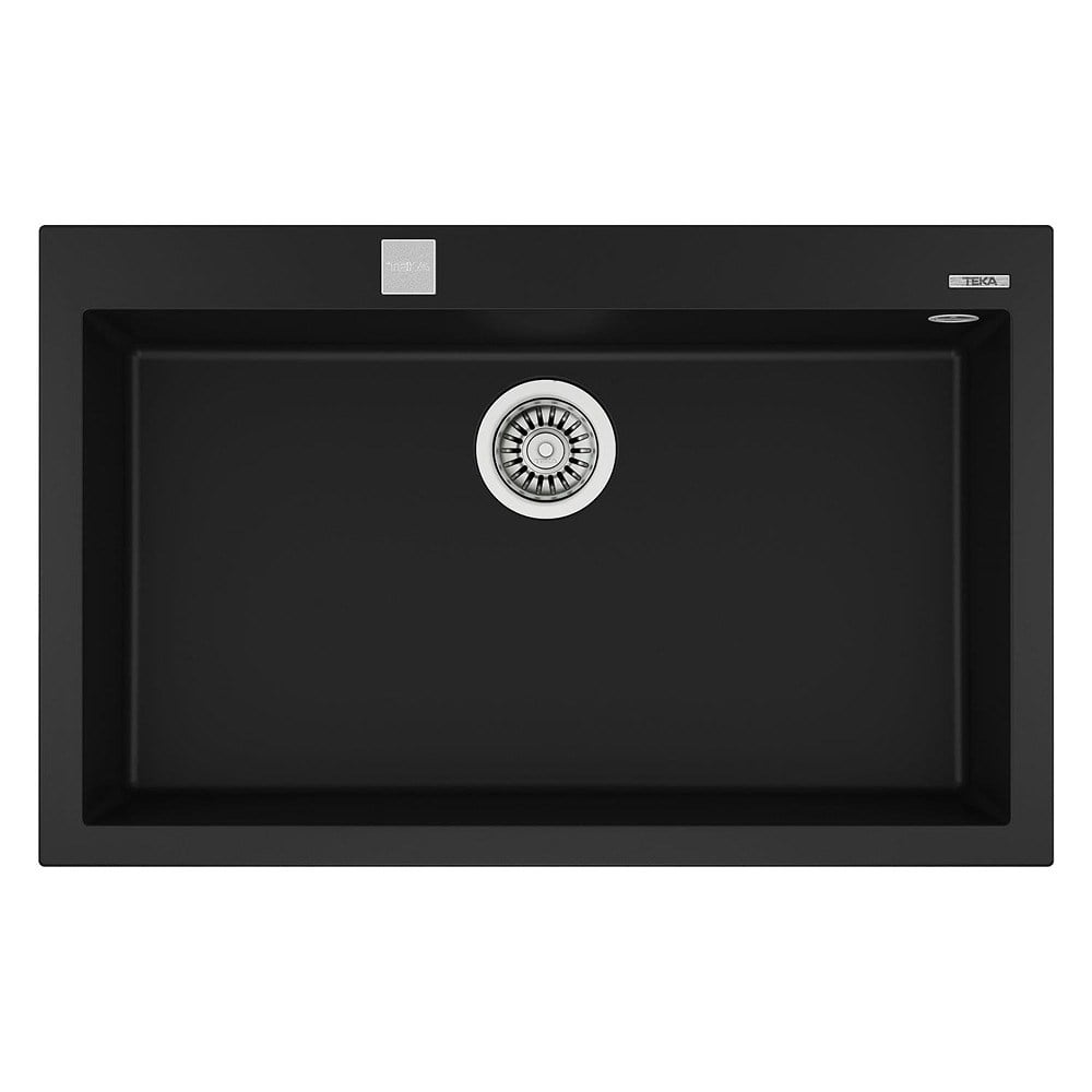Teka FORSQUARE 72.40 TG AUTO BLACK Granit Evye, Tezgah Üstü