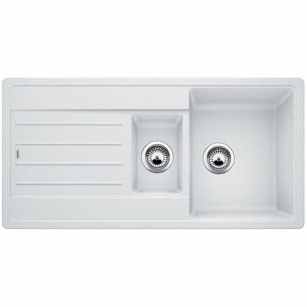 Blanco LEGRA 6 S Granit Evye, Beyaz, 1,5 Hazneli, Damlalıklı, 100x50 cm