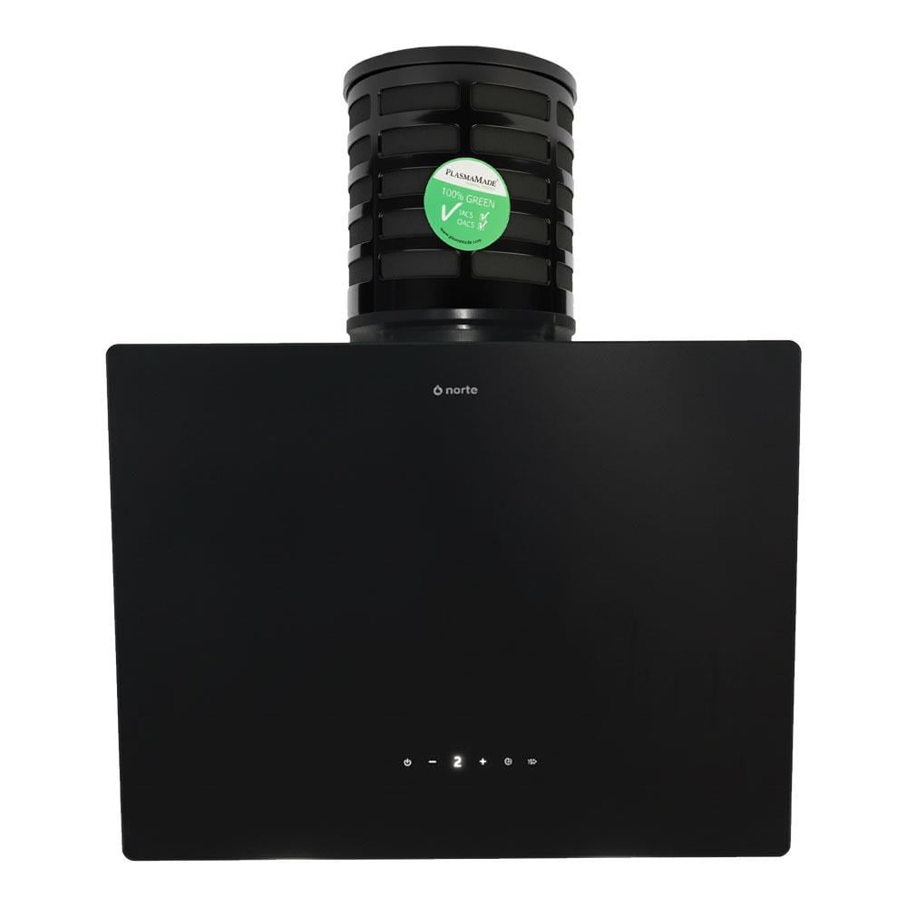 Narte H30060B Davlumbaz, PlasmaMade Hava Temizleme Filtreli, Siyah, 60cm