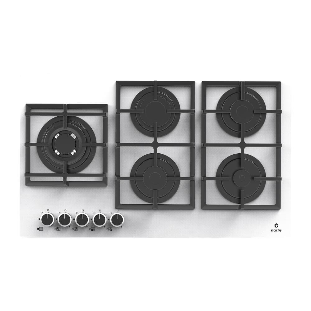 Narte NT-CG30090W Ankastre Cam Ocak, Beyaz Renk, 90 cm