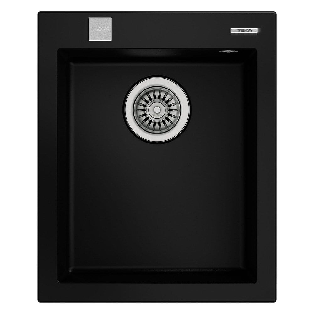 Teka FORSQUARE 34.40 TG AUTO BLACK Granit Evye, Tezgah Üstü