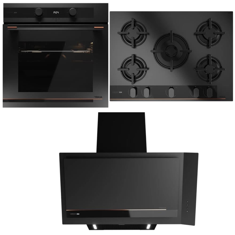Teka HLB 85-G1 P BM Fırın, GBC 75-G1 GBC BM E5 Ocak, DVI 88-G1 EOS BM Davlumbaz, Ankastre Set