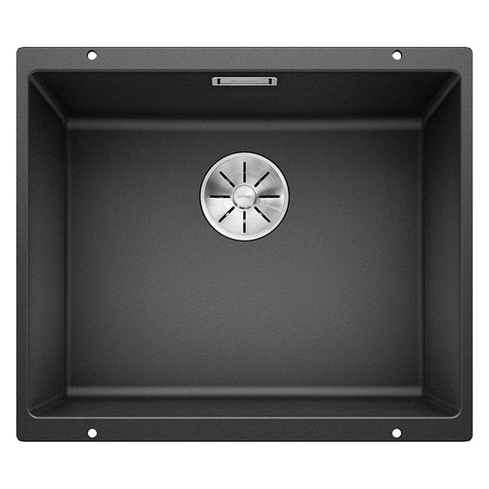 Blanco SUBLINE 500 U Granit Evye, Antrasit, Tek hazneli, Tezgah altı, 50x40 cm