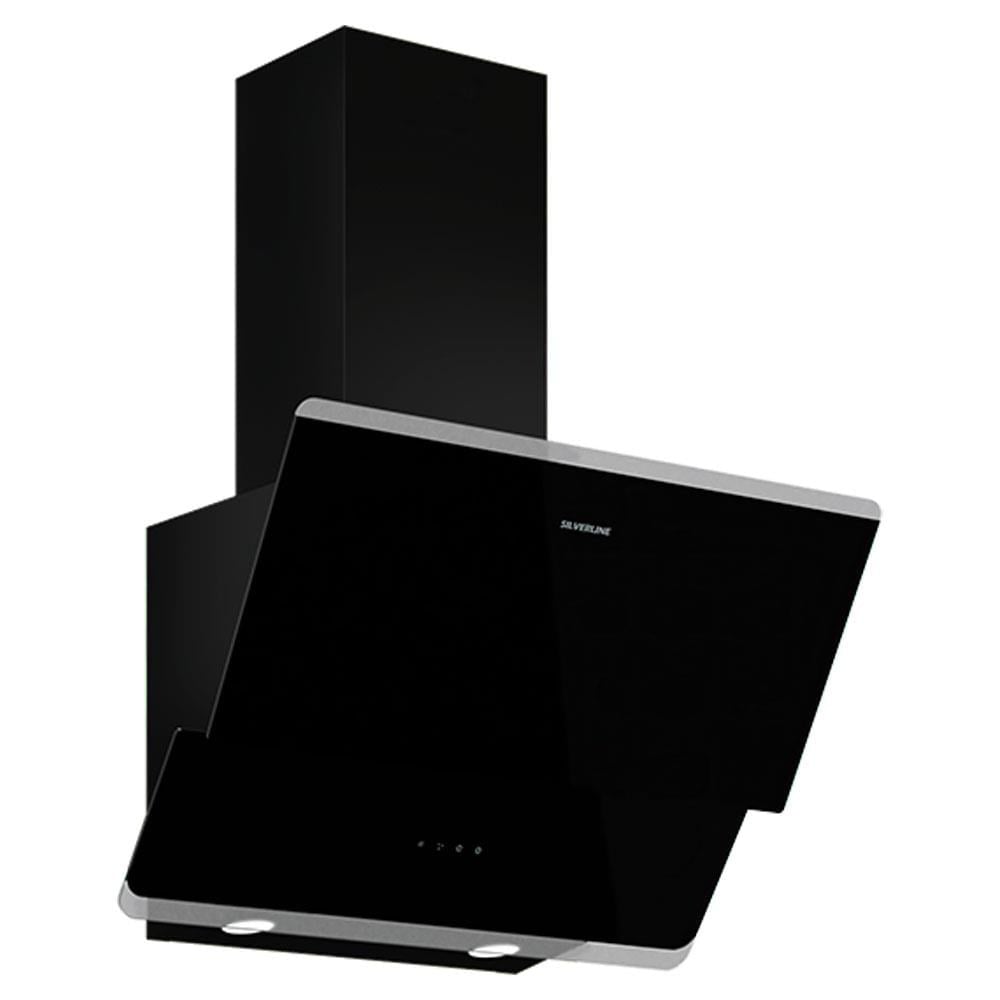 Silverline 3490 OSLO Davlumbaz, Siyah, 60 cm