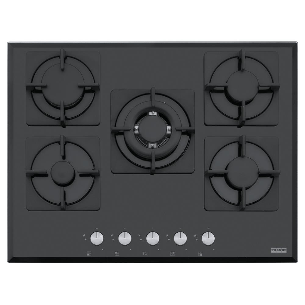Franke FHNS 705 4G TC BK C Ankastre Cam Ocak, Siyah, 70 cm