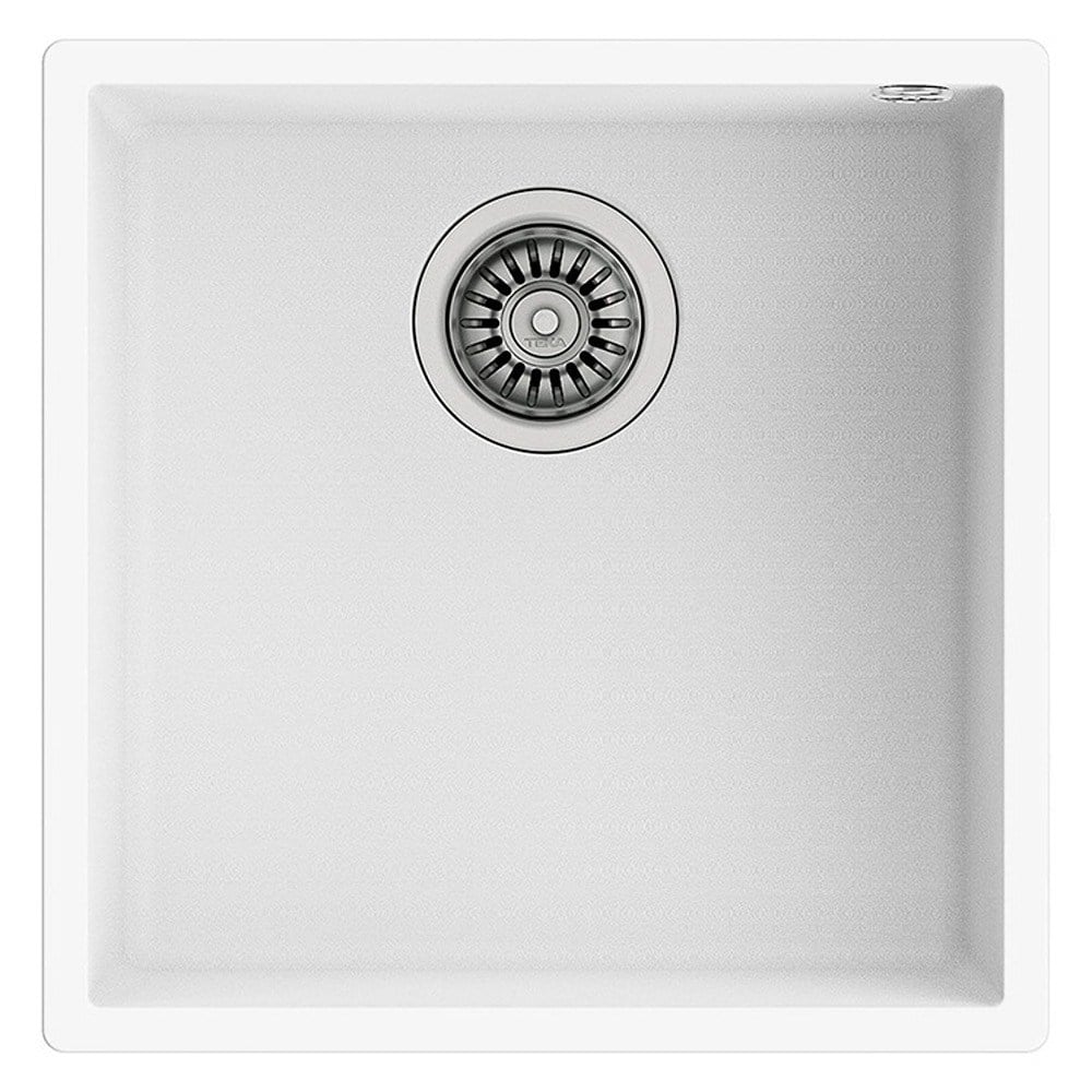 Teka SQUARE 40.40 TG Granit Evye, ARTIC WHITE, Beyaz, Tezgah Altı, 44x44 cm