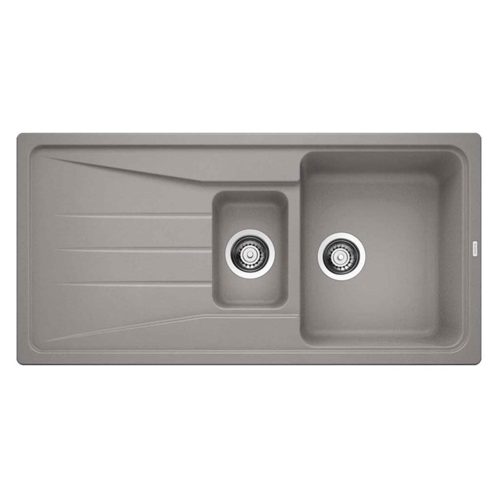 Blanco SONA 6 S Granit Evye, Alu Metallic, 1,5 Hazneli, Damlalıklı, 100x50 cm, Aksesuar Hediyeli