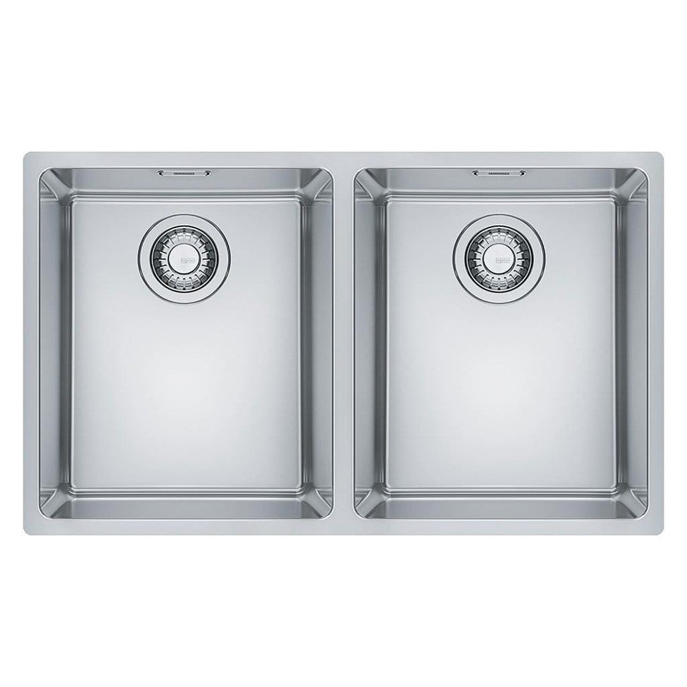 Franke Maris MRX 120-34-34 Inox, 2 hazne, Tezgah altı evye