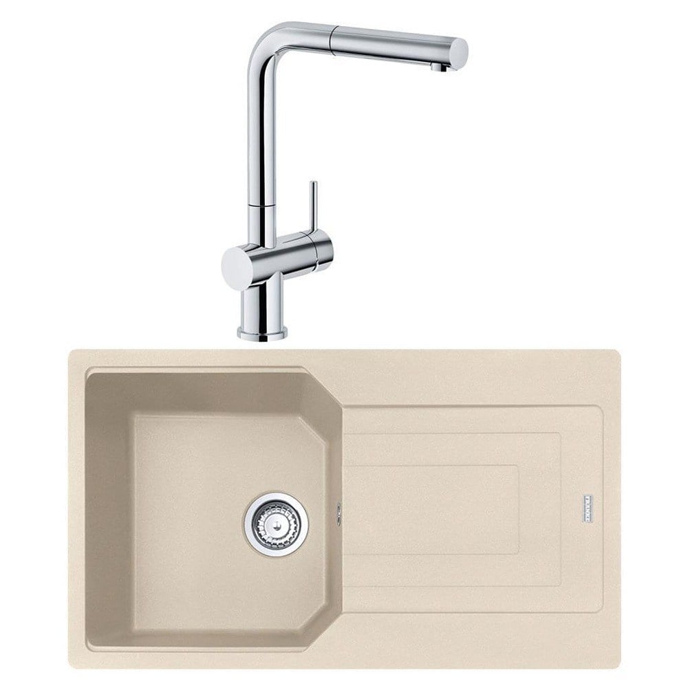 Franke UBG 611-86 Granit Avena Evye, Active Plus Doccia Krom Armatür