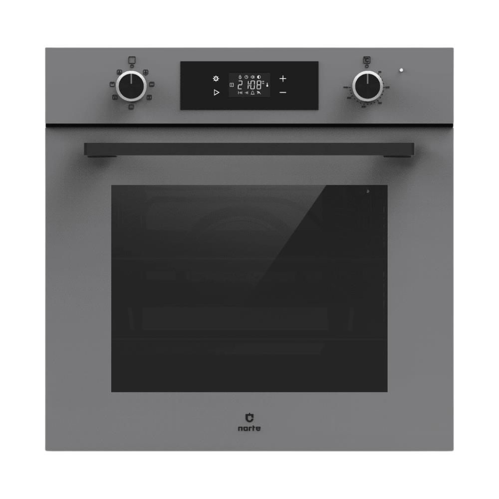 Narte NT-OV401S Ankastre Fırın, Gri Renk, 73 L, 60 cm