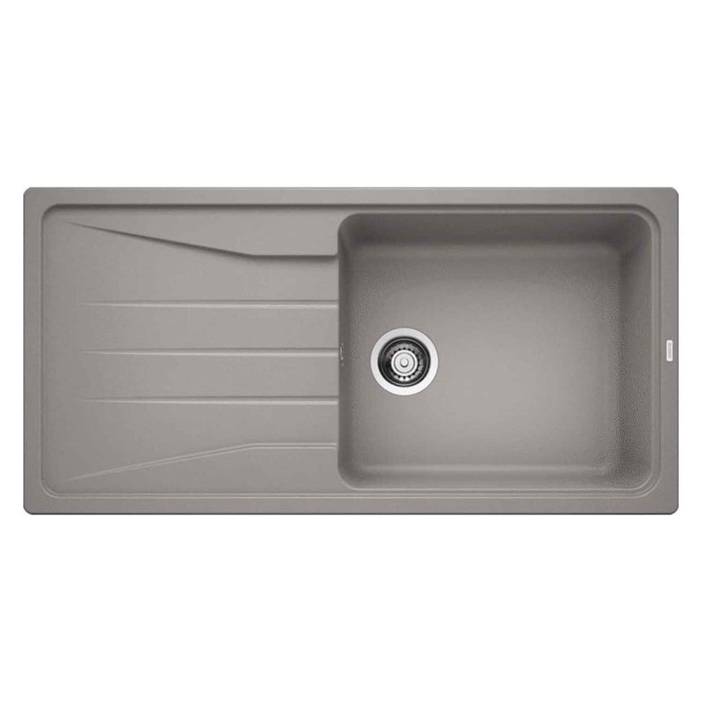 Blanco SONA XL 6 S Granit Evye, Alu Metallic, Tek Hazneli, Damlalıklı, 100x50 cm, Tezgah üstü
