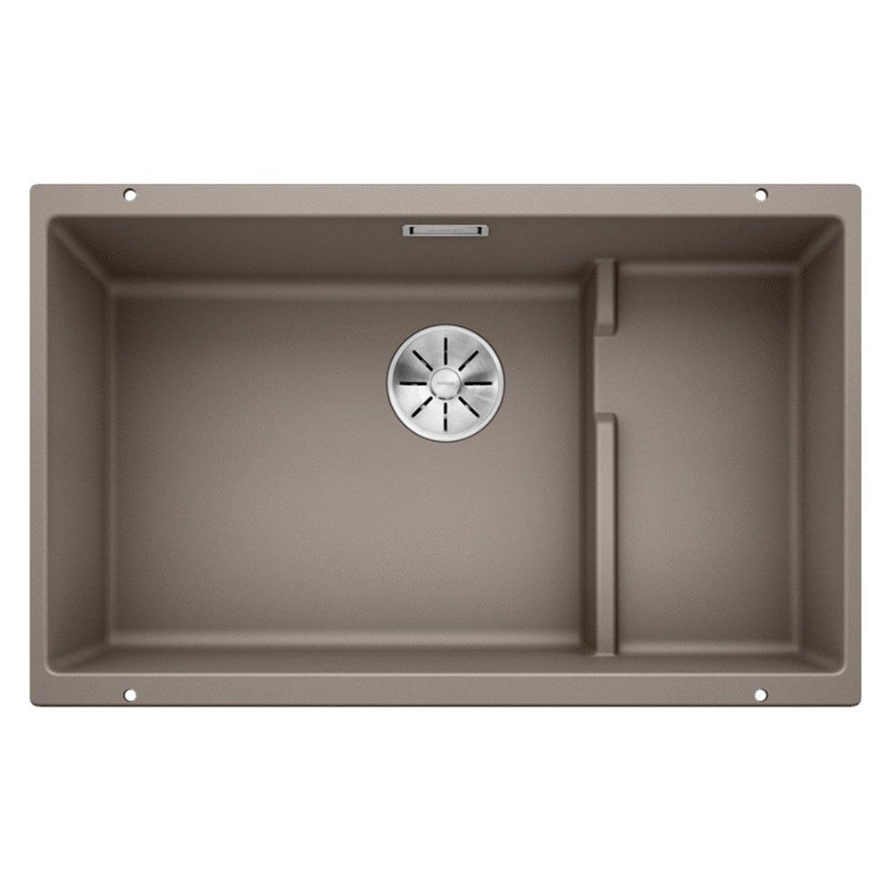 Blanco SUBLINE 700 U LEVEL Granit Evye, Tartufo, Bölmeli Tek hazneli, Tezgah altı, 70x40 cm